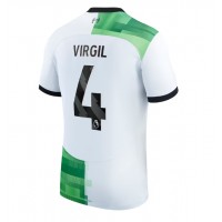 Dres Liverpool Virgil van Dijk #4 Preč 2023-24 Krátky Rukáv